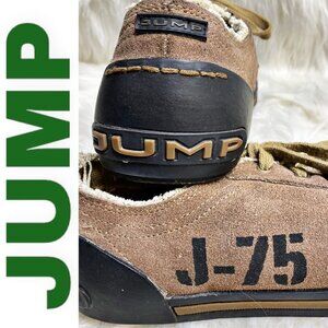 JUMP J-75 Breakk Brown Suede Lace Up Sneakers, Size 9